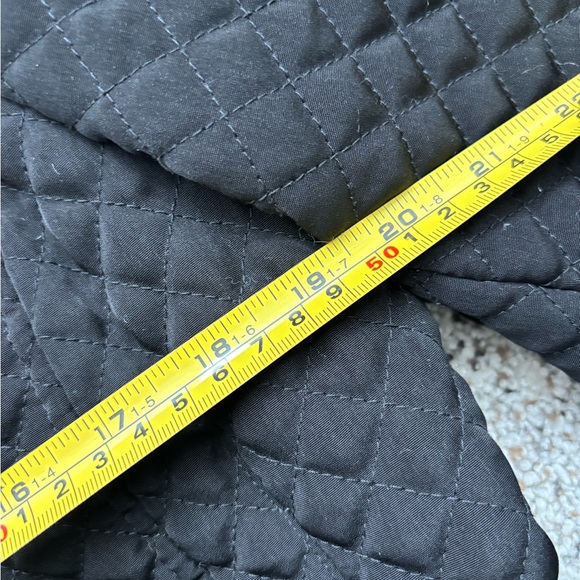 St. John’s Bay Women’s Lined Quilted Coat, Black, Size Large - Picture 6 of 9